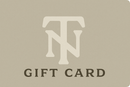 Gift card with a logo and 'GIFT CARD' text on a beige background